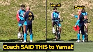Spain coach Luis De la Fuente praises Lamine Yamal's attitude in training