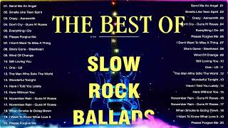 GNR, Scorpions, Led Zeppelin, Bon Jovi, U2, Aerosmith | Best Slow Rock Ballads 80s, 90s