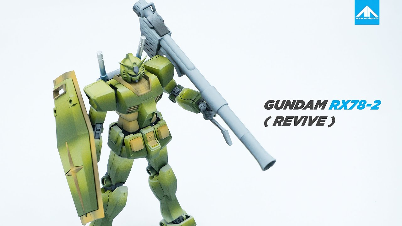 ทำสีกันดั้ม Gundam RX782 Revive ( Vallejo Acrylic Paint ) 222