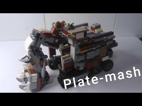 Lego transformers plate-mash(the scavenger of devastator)