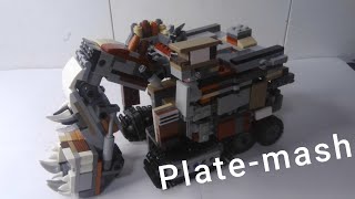 Lego transformers plate-mash(the scavenger of devastator)