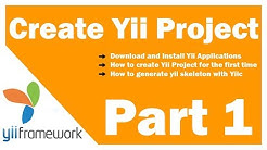 Learn Yii Framework Part 1: Creating Yii application for the first time - Durasi: 12.58. 