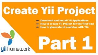 Learn Yii Framework Part 1: Creating Yii application for the first time