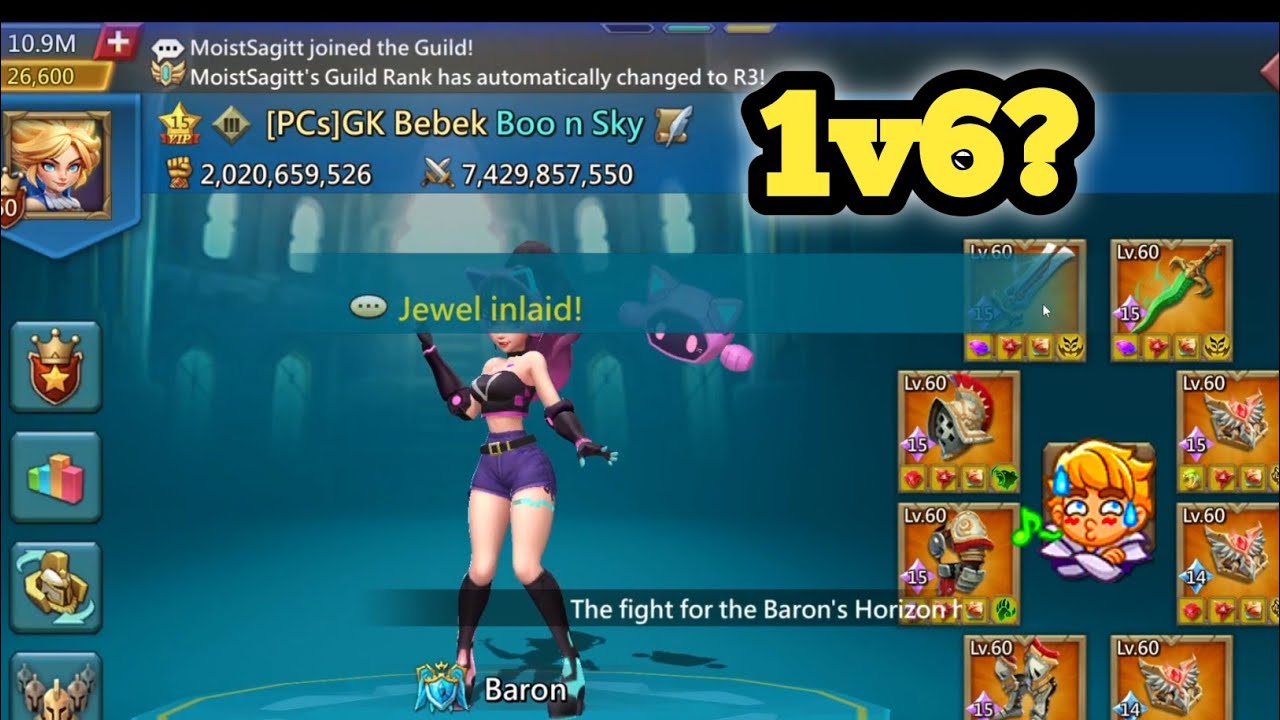 PCs vs Ax7 Family! Insane War at Baron Horizon! How did it Go? Lordsmobile