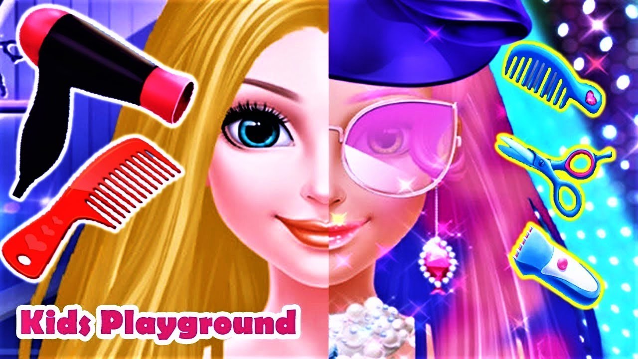 Fun Girls Care Games - Superstar Hair Salon - Kids Gameplay Android | Best Baby Games