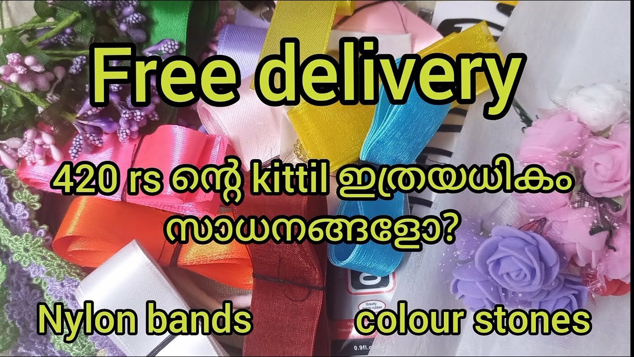 Hair accessories making kit / Hair bow making raw materials / Hair bun