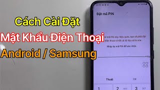 How to set Samsung phone password - By Number - Pattern - Fingerprint - Face