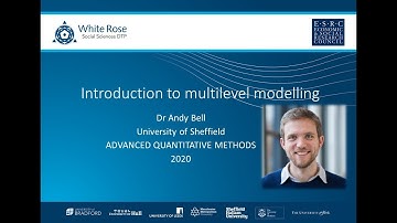 An introduction to multilevel modelling