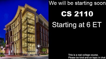 CS 2110 - Online Course Infrastructure Overview