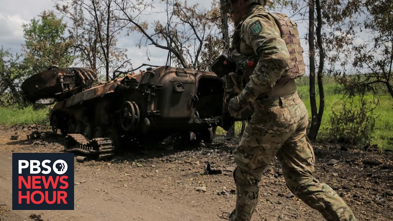 On the frontline with Ukrainian forces as they step up counteroffensive against Russia