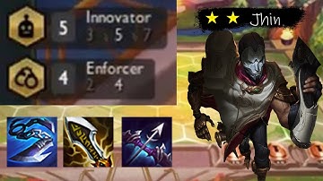 Jhin Carry⭐⭐ | 5 Innovator + 4 Enforcer | TFT Set 6.5