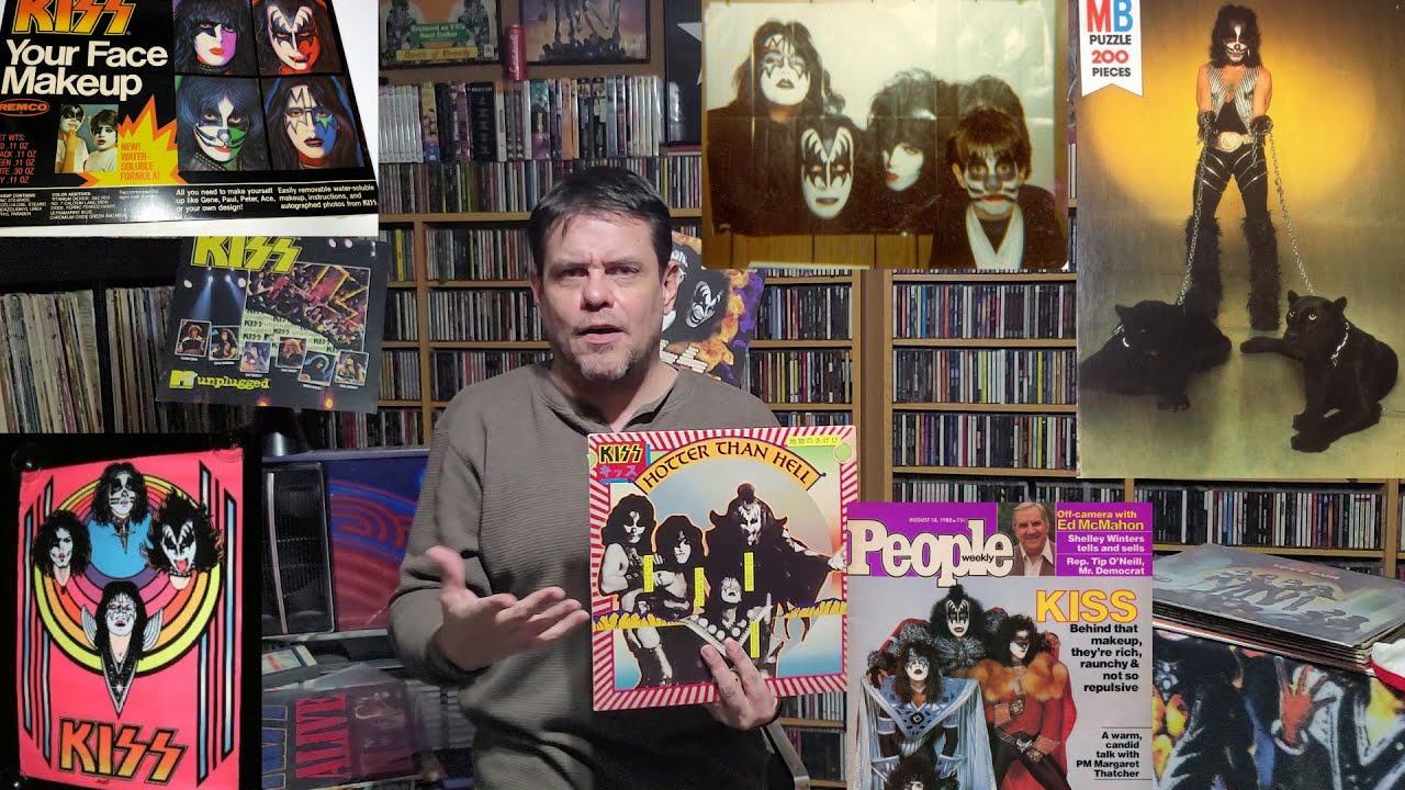 My childhood with KISS vinyl records and memorabilia. Vinyl