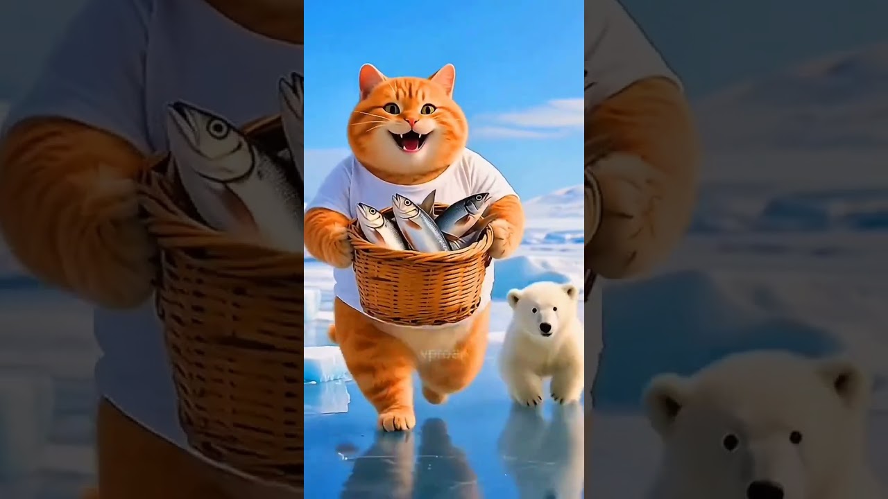 Too cute to handle 😺💛  This cat just made my day!