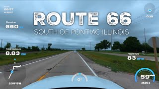 DJI OSMO Action 6 | Route 66 | Illinois | Pontiac Illinois driving south to decommissioned bridge 