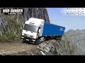 Spintires: MudRunner - IVECO EUROTECH Driving on Difficult Serpentine Roads in the Mountains