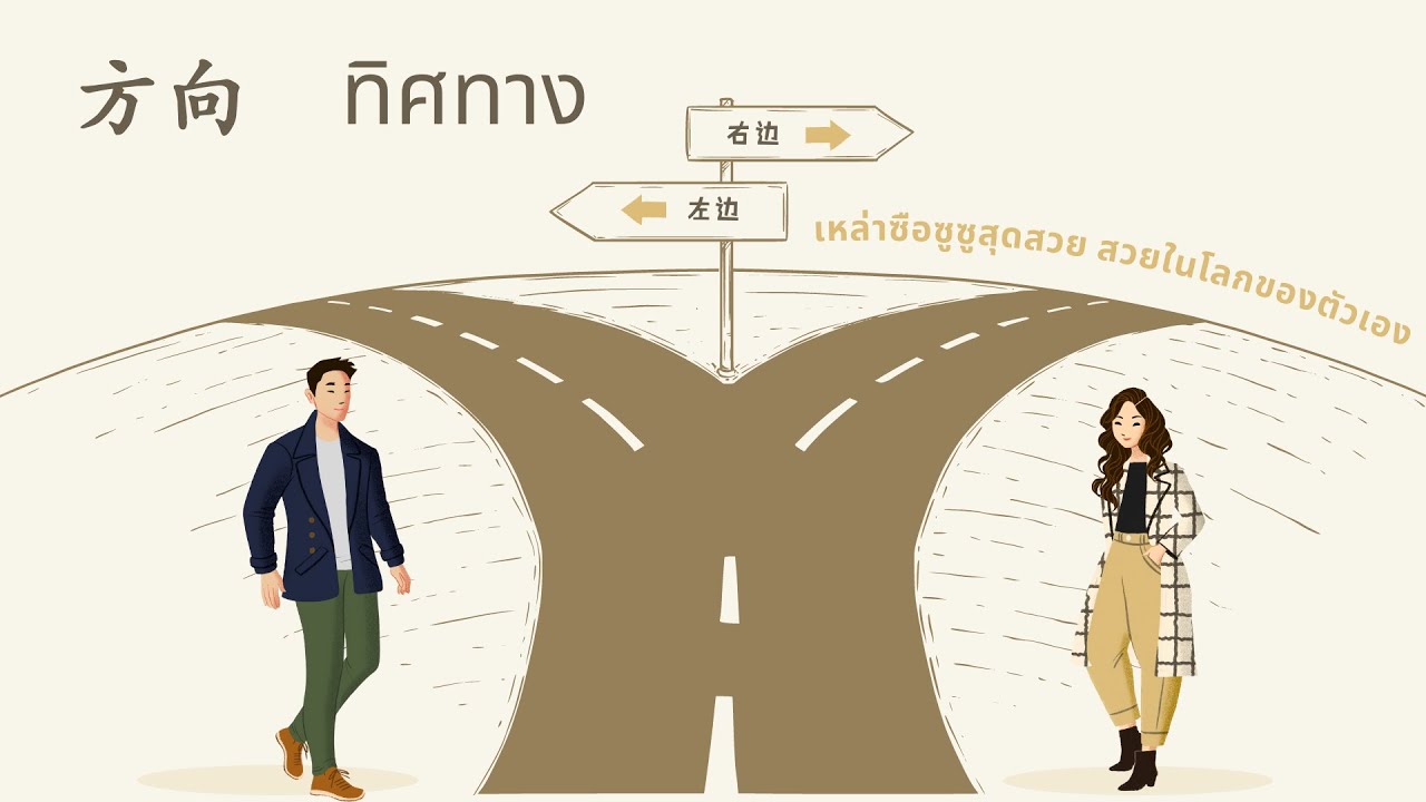 การบอกทิศทางเป็นภาษาจีน โดย เหล่าซือซูซู