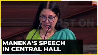 Maneka Gandhi Speech: India's Longest-Serving MP In Lok Sabha, Maneka Gandhi Addresses