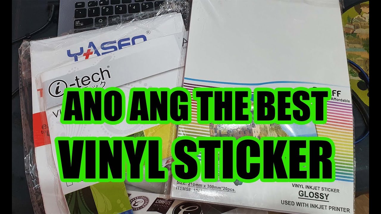 Printing Business Vinyl Sticker Pigment ink YouTube