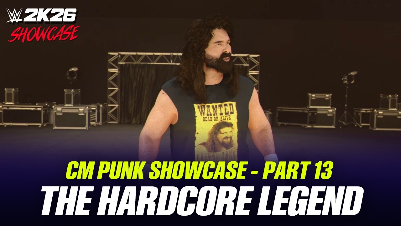 WWE 2K26 Showcase Mode Gameplay Part 13 - CM Punk vs Cactus Jack