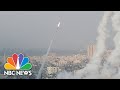 Video Shows Rockets Being Fired Toward Jerusalem From Gaza | NBC News
