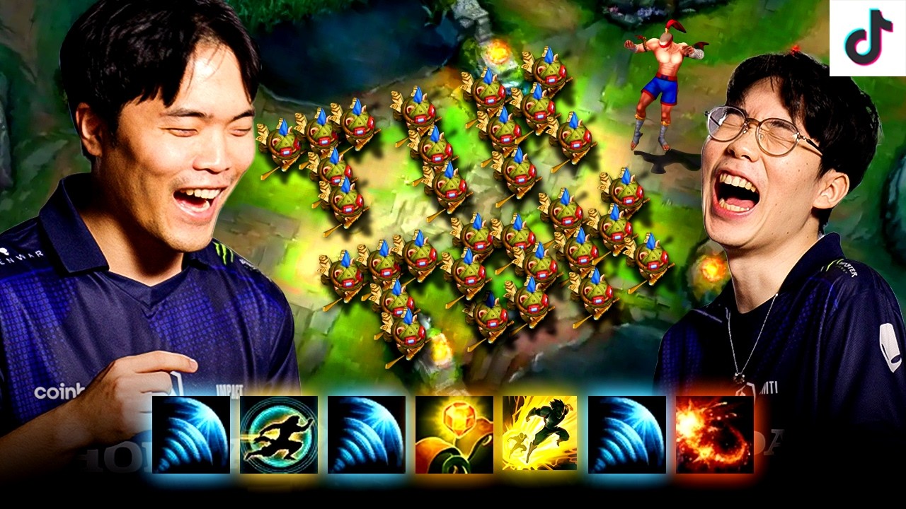 League Pros Try INSANE TikTok Combos