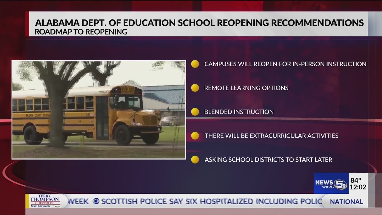 VIDEO Alabama Schools Reopening YouTube