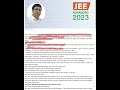 JEE Advanced notification 2023#shorts