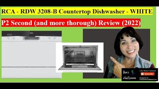 RCA  RDW 3208B Countertop Dishwasher  2022 2nd Review