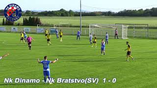 Nk Dinamo - Nk Bratstvo(SV)  1 - 2  sažetak