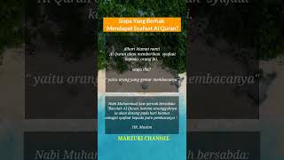 Orang Yang Berhak Mendapat Syafaat Al Quran ngaji alquran shorts