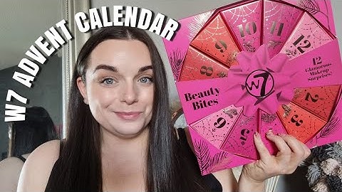 W7 ADVENT CALENDAR UNBOXING