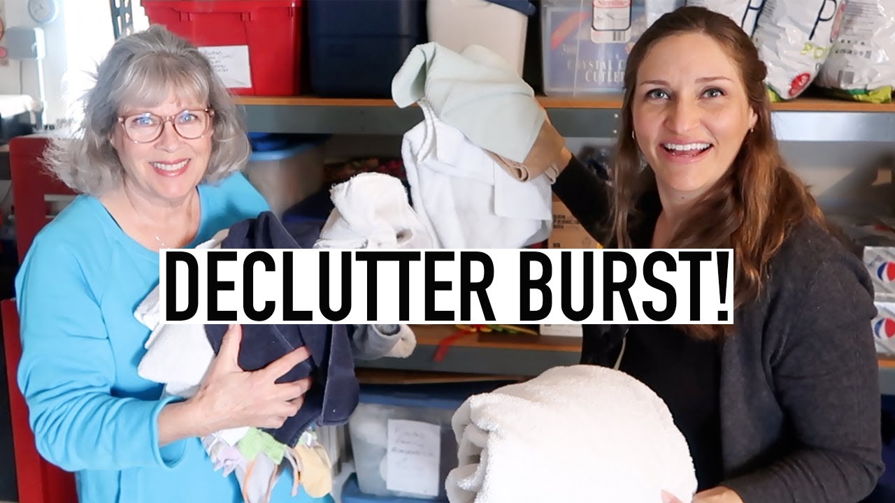 DECLUTTERING BURST With My MOM