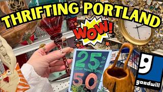 My $300 MISTAKE! 😭 Thrifting Portland - 💥LETS GOO!💥 Shopping A Small Thrift & Goodwill!