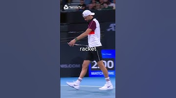 Why do they cut the racket strings?🤔