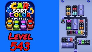 Car Sort Color Puzzle Level 543 Walkthrough