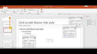 Creating PowerPoint custom templates – SlideMaster and SlideLayouts