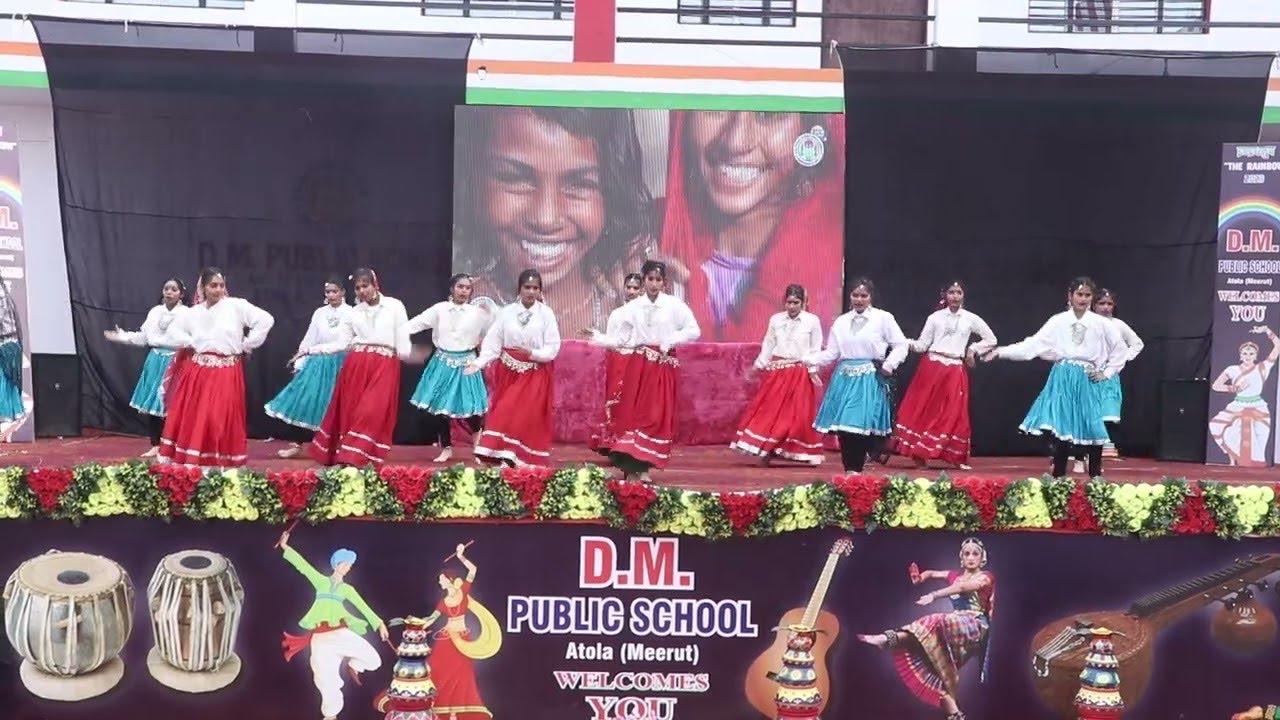 D.M Public School Attola Meerut | Bachhon Ka Dhamakedar Dance Performance 💃🔥