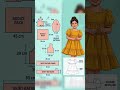 How to Make Puff Sleeve Baby Frock 💛 Tiered Skirt Frock Cutting & Stitching #shorts
