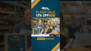 August 26 - September 1, 2025 #flashsale @WeaverLeatherSupply