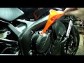 Yamaha FZ6 Oil + Filter Change Chain Adjustment