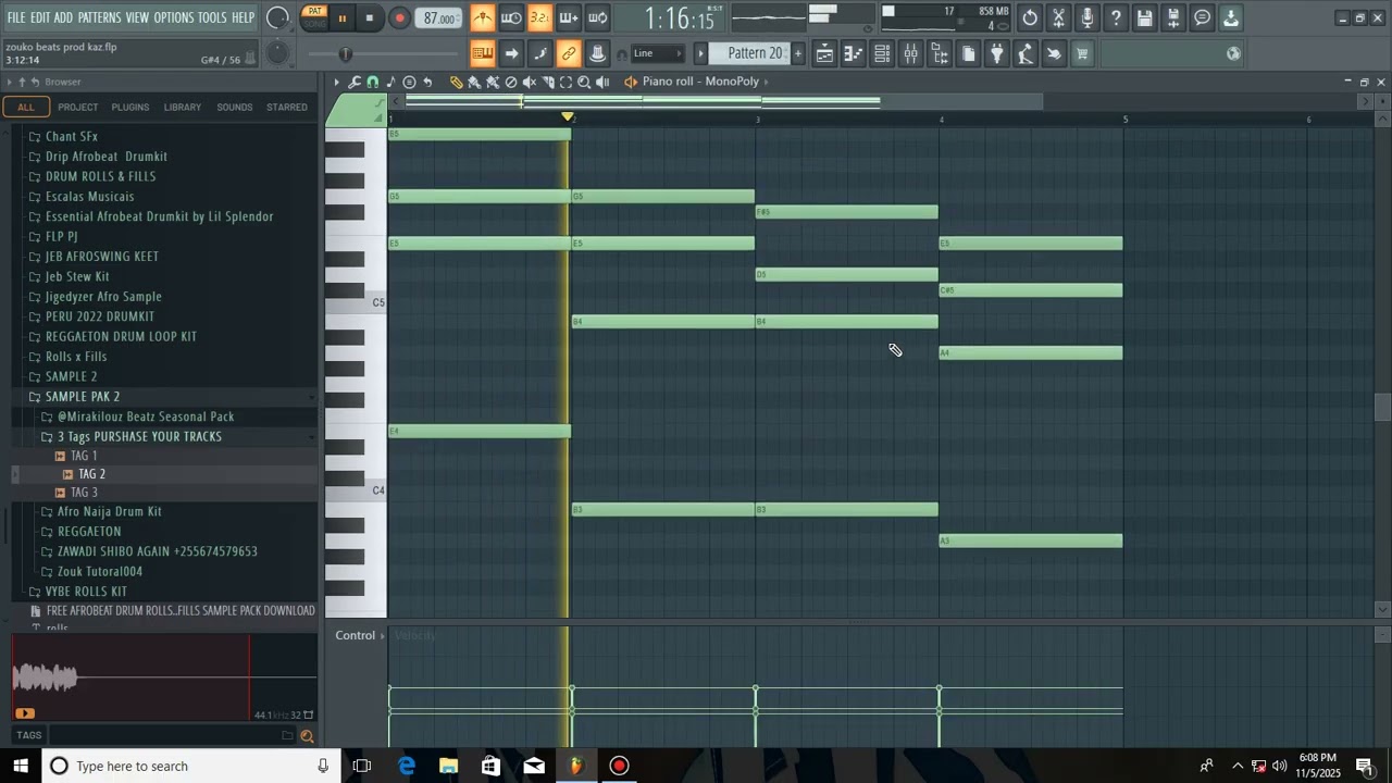 HOW TO MAKE ZOUKO BEAT IN FL STUDIO