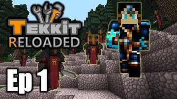 RUN! Lets play Tekkit classic reloaded ep1 | Minecraft