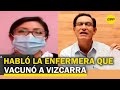 Enfermera aseguró que aplicó las dos dosis de la vacuna a Martín Vizcarra y a su esposa en Palacio