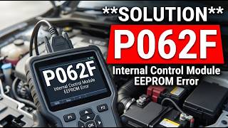 HOW TO FIX P062F OBD II ERROR CODE - Internal Control Module EEPROM Error Fix
