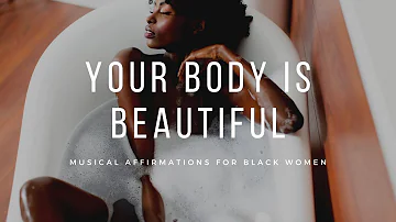 your body is beautiful // black woman body image self love affirmations song // Roland Boss RC-505