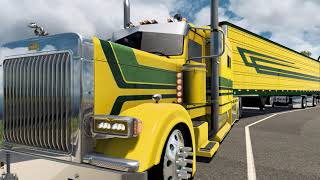 American Truck Simulator Pizzster & Damo Peterbilt 389/ Goggles56 paintjob 4k
