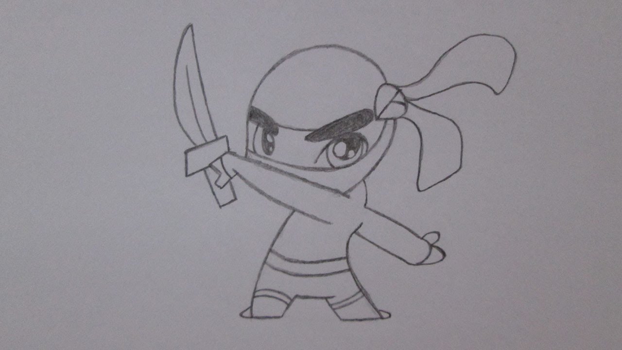 Arquivo de Desenho de um ninja fácil - Páginal Inicial