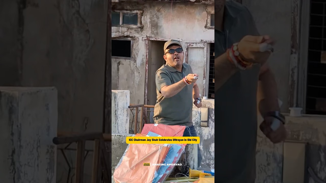 BCCI Chairman Jay Shah Celebrates Uttarayan in Ahmedabad 