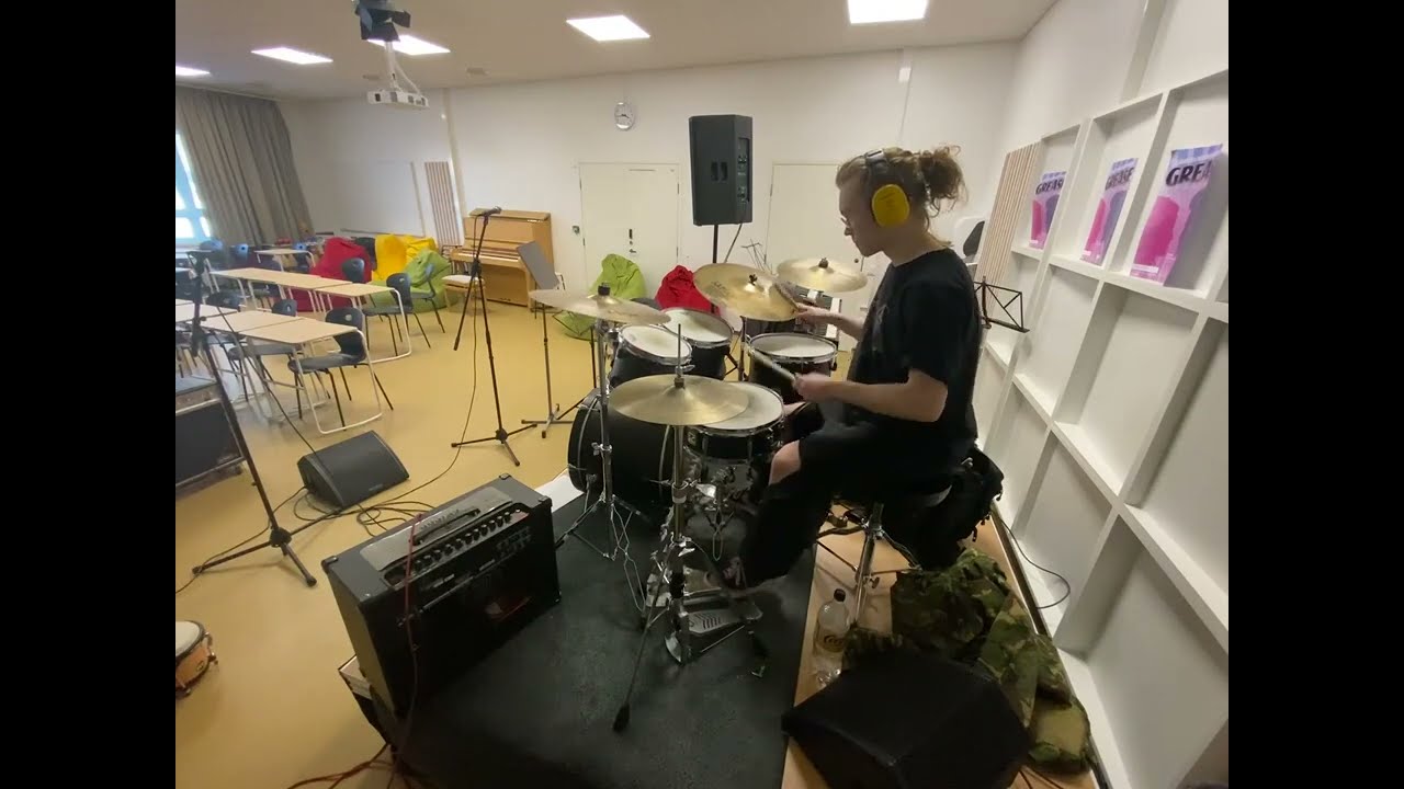 Guttural Slug - Eyes of Abomination (drum cover by Elo Malila)