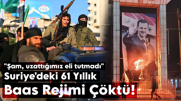 "Şam, uzattığımız eli tutmadı" Suriye'deki 61 Yıllık Baas Rejimi Çöktü!